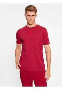 Hugo T-Shirt Diragolino212 50447978 Czerwony Regular Fit. Kolor: czerwony. Materiał: bawełna #1