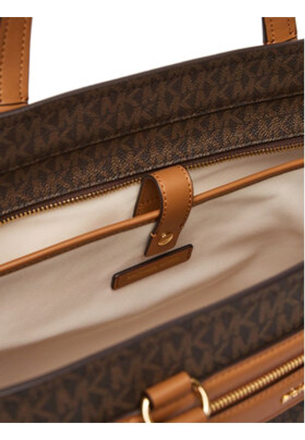MICHAEL Michael Kors Torebka Jet Set 30S6GTVT4B Brązowy. Kolor: brązowy. Materiał: skórzane