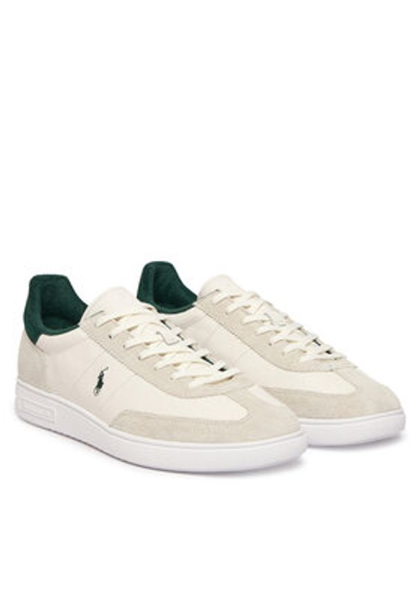 Polo Ralph Lauren Sneakersy 809P07173003 Biały. Kolor: biały. Materiał: skóra, zamsz