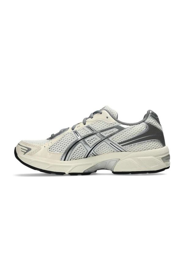 Buty do biegania damskie Asics 116 Gel 1130. Zapięcie: sznurówki. Kolor: beżowy, wielokolorowy, szary. Materiał: syntetyk, tkanina, materiał. Szerokość cholewki: normalna