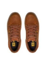 CATerpillar Sneakersy Apa Cush P725847 Brązowy. Kolor: brązowy. Materiał: skóra
