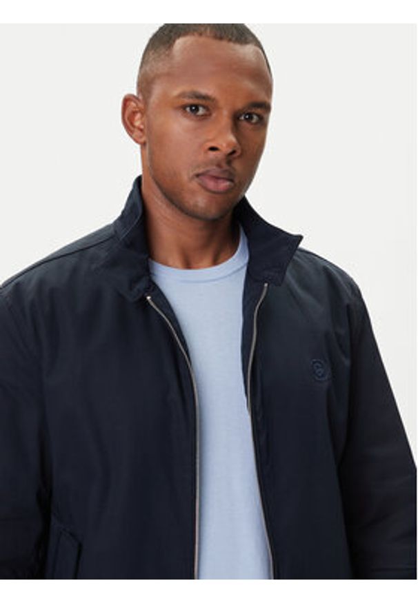 BOSS Kurtka przejściowa H Coiner 50543184 Granatowy Regular Fit. Kolor: niebieski. Materiał: bawełna