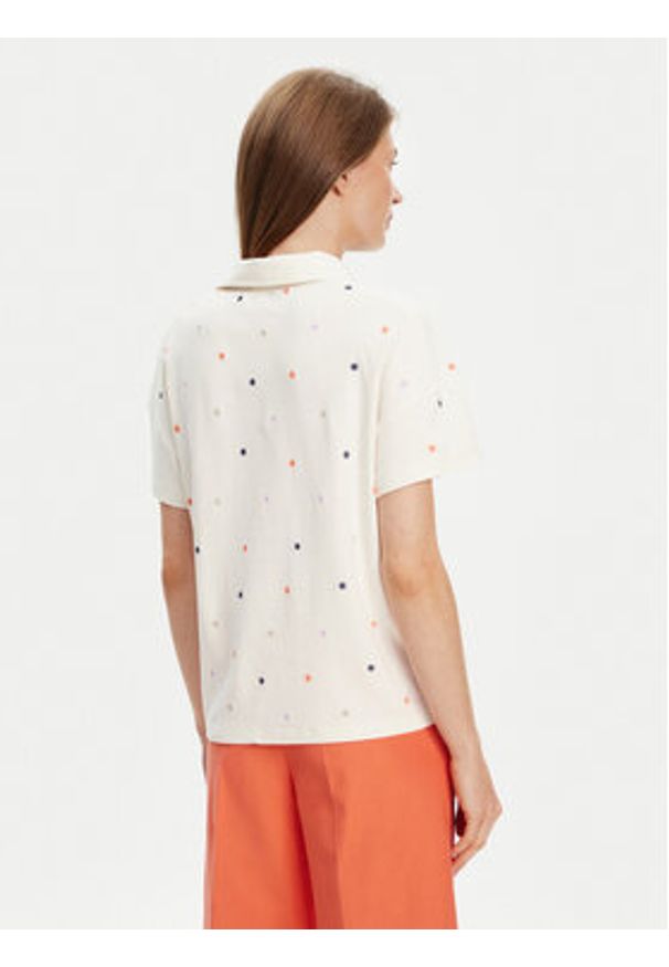 United Colors of Benetton - United Colors Of Benetton Polo 36QJD300X Beżowy Regular Fit. Typ kołnierza: polo. Kolor: beżowy. Materiał: bawełna