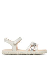 Geox Sandały J Sandal Haiti Girl J458ZD 000NF C0459 D Biały. Kolor: biały