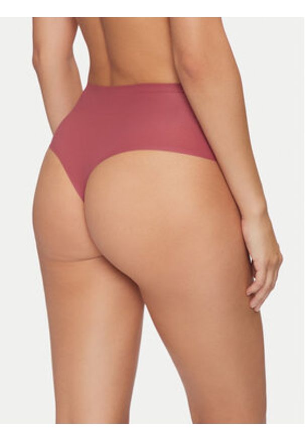 Chantelle Figi brazylijskie z wysokim stanem Soft Stretch C10690 Różowy. Stan: podwyższony. Kolor: różowy. Materiał: syntetyk