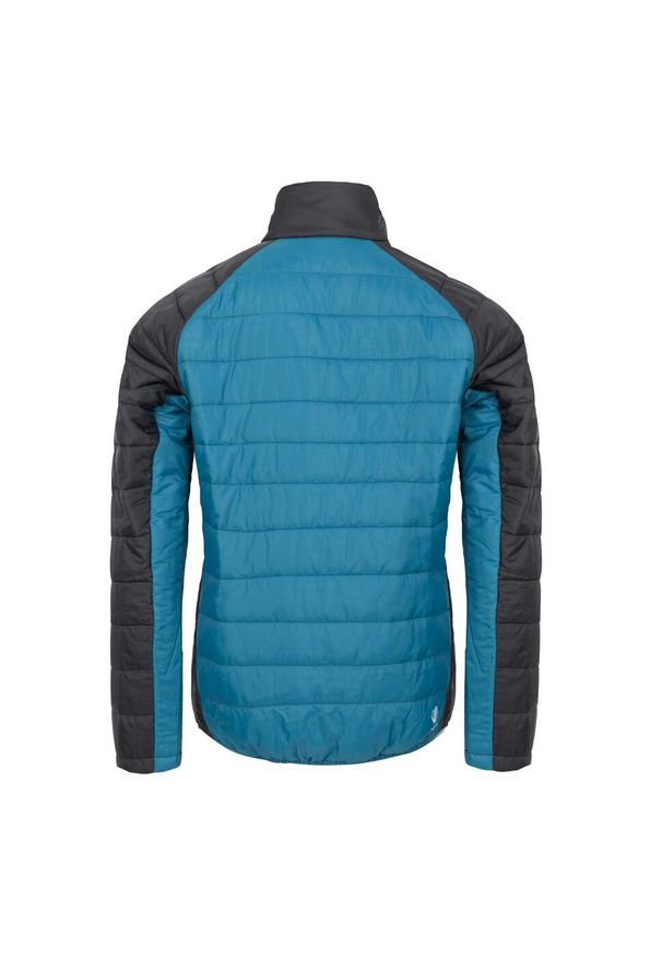 DARE 2B - Kurtka Ocieplana Męska Pikowany Descending II. Kolor: wielokolorowy, niebieski, czarny. Materiał: puch. Sport: turystyka piesza