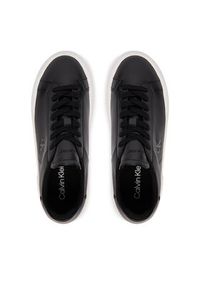 Calvin Klein Sneakersy Flatform Lace Up Lth YW0YW01928 Czarny. Kolor: czarny. Materiał: skóra #4