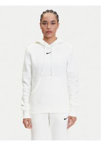 Nike Bluza Phoenix Fleece HF6839 Biały Relaxed Fit. Kolor: biały. Materiał: bawełna