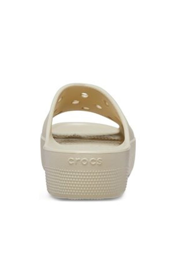 Crocs Klapki Classic Platform Slide 208180 Beżowy. Kolor: beżowy. Obcas: na platformie