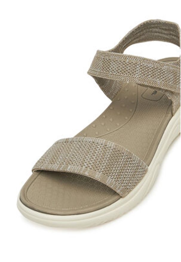 Clara Barson Sandały R25SS02835 Beżowy. Kolor: beżowy. Materiał: materiał