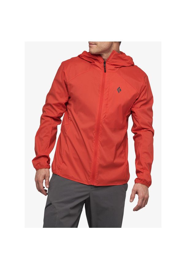 Kurtka softshell męska Black Diamond Alpine Start Hoody. Kolor: czerwony. Materiał: softshell. Sezon: zima