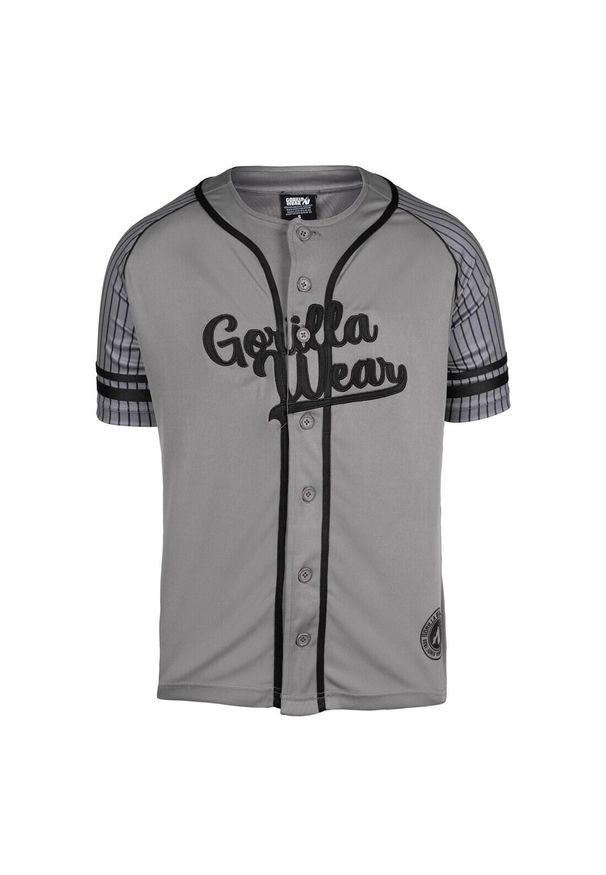 GORILLA WEAR - Jersey Gorilla Wear 82. Kolor: szary. Materiał: jersey. Sport: fitness
