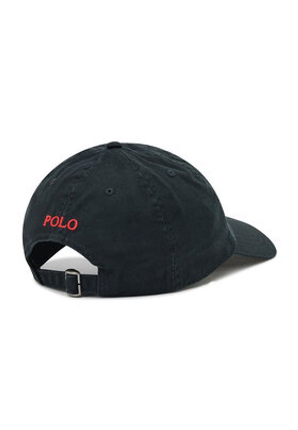 Polo Ralph Lauren Czapka z daszkiem Clsc Cap 323552489001 Czarny. Kolor: czarny. Materiał: materiał