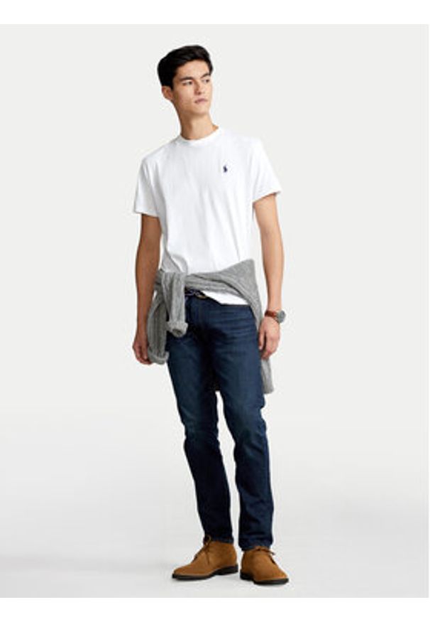 Polo Ralph Lauren T-Shirt 710707087003 Biały Classic Fit. Typ kołnierza: polo. Kolor: biały. Materiał: bawełna