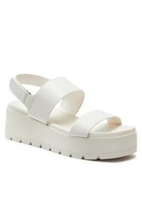 Aldo Sandały Thila 13713130 Biały. Kolor: biały. Materiał: skóra