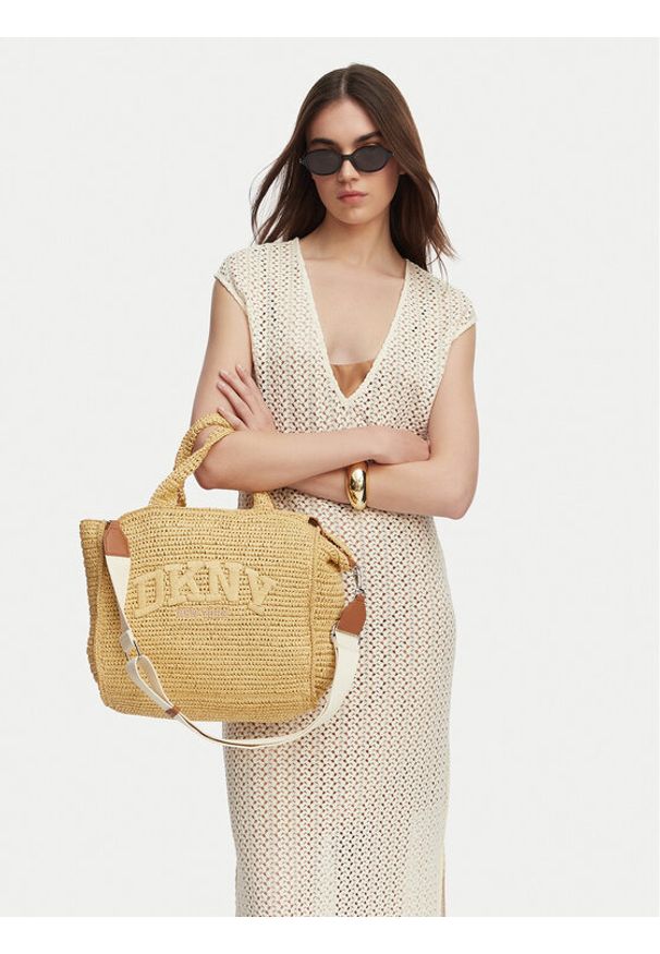 DKNY Torebka R61AYR57 Brązowy. Kolor: brązowy