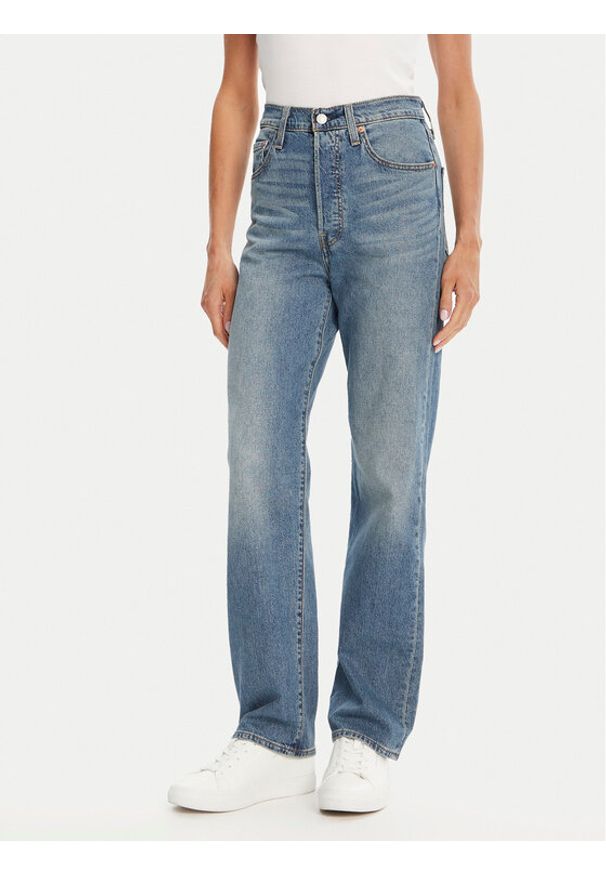 Levi's® Jeansy Ribcage 72693-0230 Niebieski Straight Fit. Kolor: niebieski