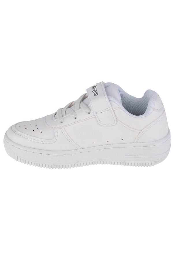 Buty do chodzenia dziewczęce, Kappa Bash K. Kolor: biały. Materiał: guma, materiał, tkanina, syntetyk. Sport: turystyka piesza