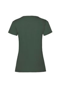 FRUIT OF THE LOOM - Koszulka Damska Valueweight Heather T-shirt. Kolor: zielony