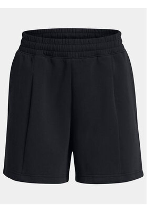 Under Armour Szorty sportowe Unstoppable Flc Pltd Short 1382764-001 Czarny Loose Fit. Kolor: czarny. Materiał: syntetyk