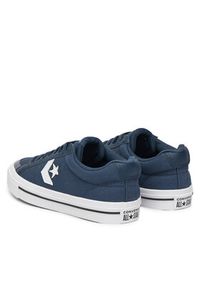 Converse Tenisówki Sport Casual A12528C Granatowy. Okazja: na co dzień. Kolor: niebieski. Materiał: materiał. Styl: sportowy, casual #3