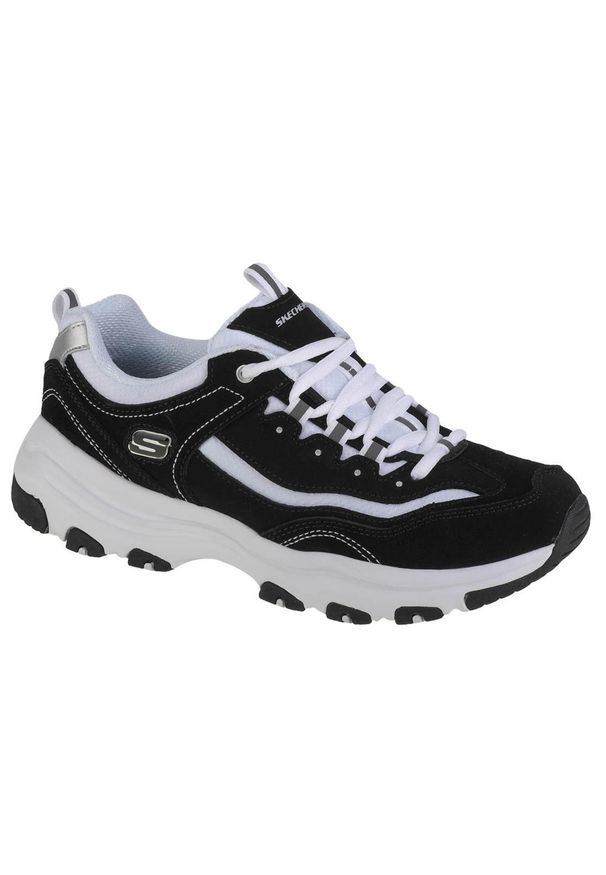 skechers - Buty sportowe Sneakersy damskie, Skechers I-Conik. Kolor: wielokolorowy, biały, czarny. Sport: turystyka piesza