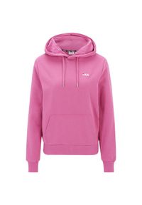 Bluza damska Fila Bruchsal. Typ kołnierza: kaptur. Kolor: różowy. Materiał: bawełna #1