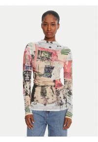 Desigual Bluzka Montreal 25WWJF39 Kolorowy Regular Fit. Materiał: syntetyk. Wzór: kolorowy