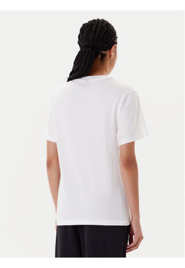 Adidas - adidas T-Shirt Slide Graphic JY8687 Biały Regular Fit. Kolor: biały. Materiał: bawełna