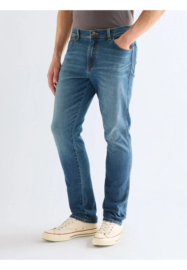 Wrangler - MESKIE SPODNIE WRANGLER TEXAS SLIM WISTERIA 112378457