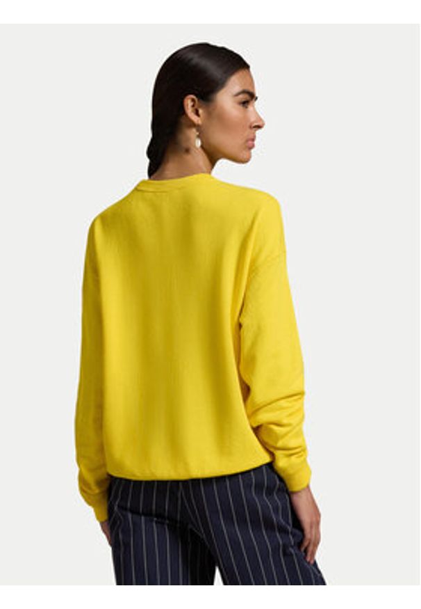 Polo Ralph Lauren Bluza 211935582012 Żółty Regular Fit. Typ kołnierza: polo. Kolor: żółty. Materiał: bawełna