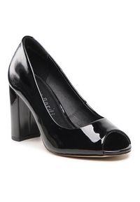 Sergio Bardi Czółenka WYL3346-1Z-SB Czarny. Kolor: czarny. Materiał: lakier, skóra #9