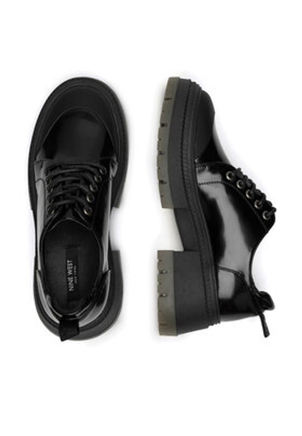 Nine West Loafersy WFA3033-2 Czarny. Kolor: czarny. Materiał: materiał