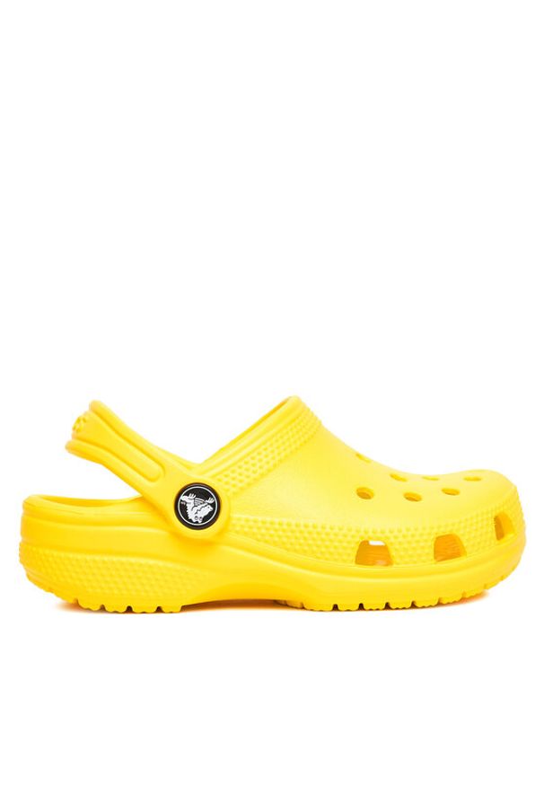 Crocs Klapki Classic Clog K 206991 Żółty. Kolor: żółty