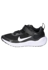 Buty do biegania dla dzieci Nike 003 Revolution 7 Psv. Zapięcie: rzepy. Kolor: czarny. Materiał: materiał, syntetyk, tkanina. Szerokość cholewki: normalna. Model: Nike Revolution. Sport: turystyka piesza, bieganie #2