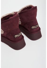 Mou - Śniegowce damskie skórzane MOU. Materiał: skóra #2