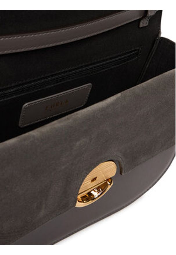Furla Torebka Sfera S WB01355 BX0428 BG 4283S Szary. Kolor: szary. Materiał: skórzane