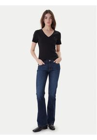 TOMMY HILFIGER - Tommy Hilfiger T-Shirt New Cody WW0WW40584 Czarny Slim Fit. Kolor: czarny. Materiał: bawełna #4