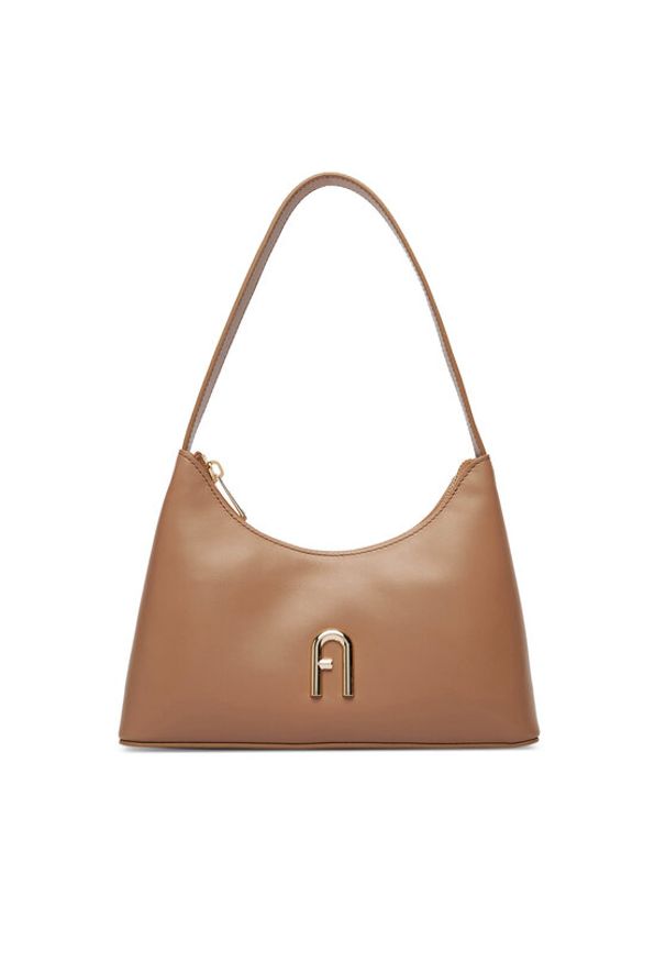 Furla Torebka Diamante Mini WB00863 AX0733 BG 4489S Brązowy. Kolor: brązowy. Materiał: skórzane