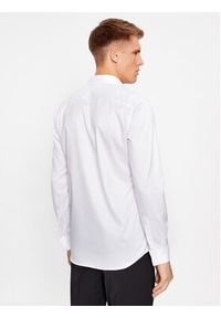Eterna Koszula 4138/FK8V Biały Slim Fit. Kolor: biały. Materiał: bawełna