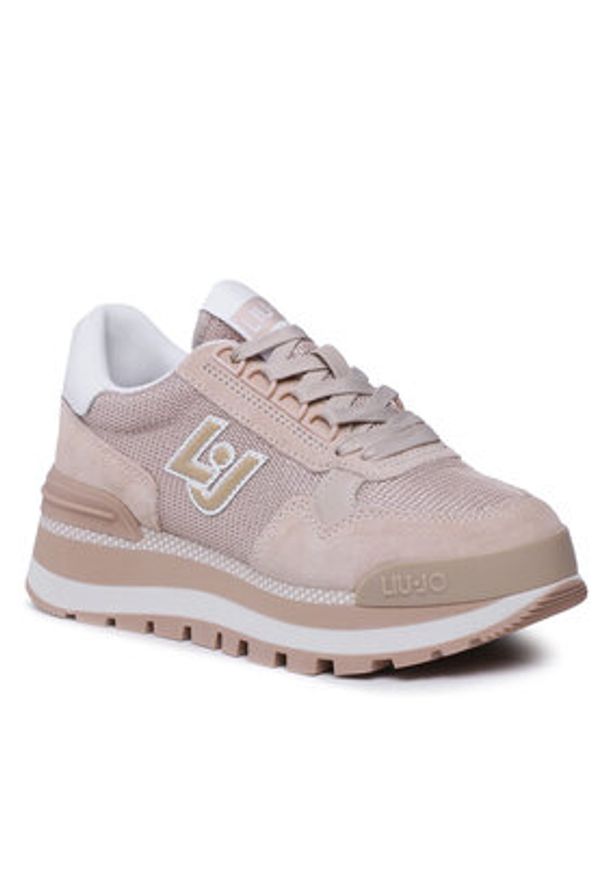 Liu Jo Sneakersy Amazing 16 BA3119 PX027 Beżowy. Kolor: beżowy. Materiał: materiał