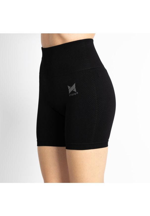 XTREME SOCKSWEAR - Spodenki sportowe damskie Xtreme Sportswear. Kolor: czarny. Materiał: poliamid, elastan. Sport: fitness
