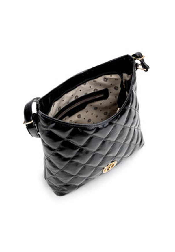 Monnari Torebka TORIMP0-24Z-BAG4070-KM20D000 Czarny. Kolor: czarny. Materiał: skórzane