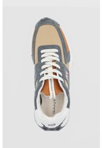 GANT - Gant Buty kolor beżowy. Nosek buta: okrągły. Zapięcie: sznurówki. Kolor: beżowy. Materiał: guma #5