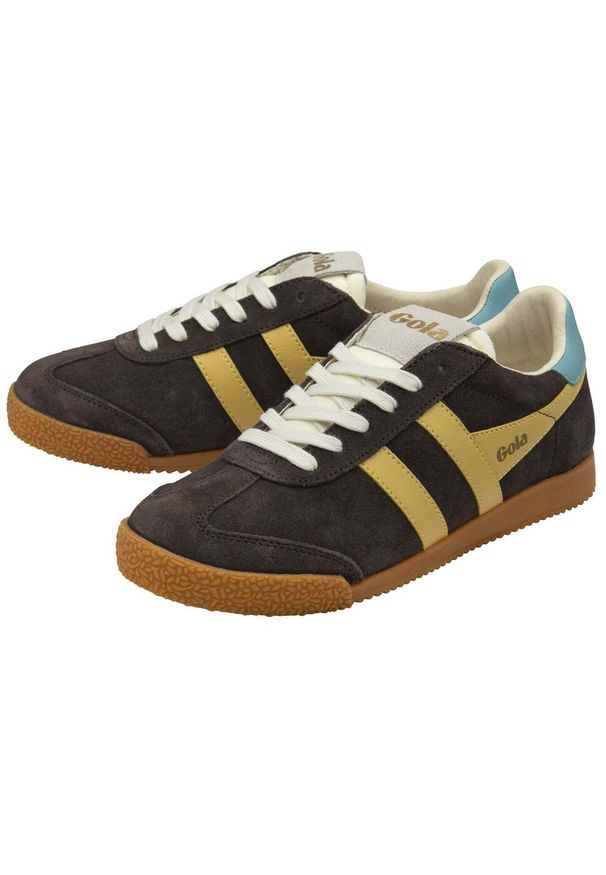 Sneakersy damscy Gola Elan Trainer. Okazja: na co dzień. Kolor: brązowy. Sport: turystyka piesza
