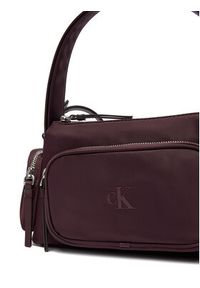 Calvin Klein Torebka Pocket Nylon Bag W/ Strap LV04F3132G Bordowy. Kolor: czerwony #3