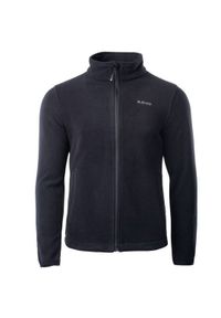 Hi-tec - Polar męski Hi-Tec Henis - czarny, Rozmiar XXL. Typ kołnierza: kołnierzyk stójkowy. Kolor: czarny. Materiał: polar #1