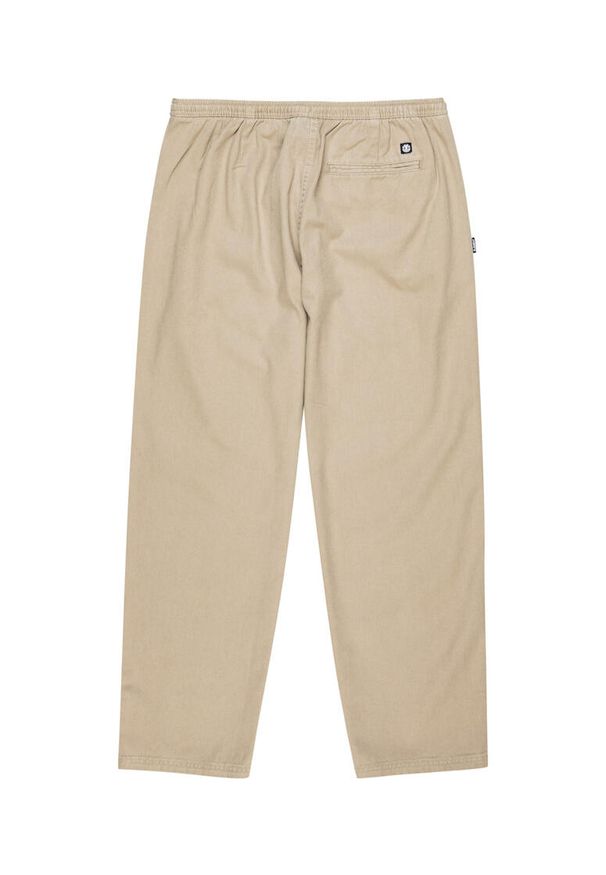 Spodnie męskie Element Chiilin Twill. Kolor: beżowy. Materiał: bawełna