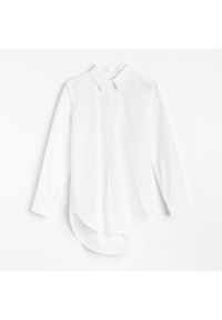 Reserved - Koszula z bawełny organicznej - Biały. Kolor: biały. Materiał: bawełna #1