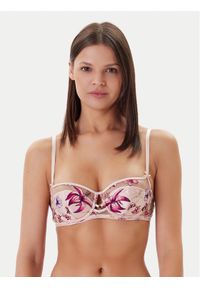 Guess Biustonosz z fiszbiną O5GC19 KCQ90 Kolorowy. Materiał: syntetyk. Wzór: kolorowy